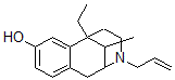 CAS 登录号:6654-31-5, (2R,11R)-3-烯丙基-6-乙基-1,2,3,4,5,6-六氢-11-甲基-2alpha,6alpha-甲桥-3-苯并氮杂环辛四烯-8-醇