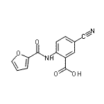 CAS#: 668976-29-2, 5-Cyano-2-(2-furoylamino)benzoic acid