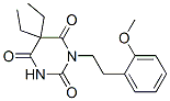CAS 登录号:66940-89-4, 5,5-二乙基-1-(2-甲氧基苯乙基)巴比妥酸