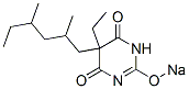 CAS 登录号:66941-03-5, 5-(2,4-二甲基己基)-5-乙基-2-钠氧基-4,6(1H,5H)-嘧啶二酮