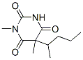 CAS 登录号:66941-08-0, 1,5-二甲基-5-(1-甲基丁基)-2,4,6(1H,3H,5H)-嘧啶三酮