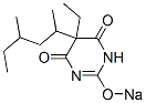 CAS 登录号:66941-14-8, 5-(1,3-二甲基戊基)-5-乙基-2-钠氧基-4,6(1H,5H)-嘧啶二酮