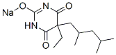CAS 登录号:66941-16-0, 5-(2,4-二甲基戊基)-5-乙基-2-钠氧基-4,6(1H,5H)-嘧啶二酮