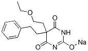 CAS 登录号:66941-24-0, 5-(2-乙氧基乙基)-5-(2-苯基乙基)-2-钠氧基-4,6(1H,5H)-嘧啶二酮