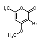 CAS 登录号：670-35-9， 3-溴-4-甲氧基-6-甲基-2H-吡喃-2-酮