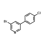 CAS 登录号：675590-22-4， 3-溴-5-(4-氯苯基)吡啶