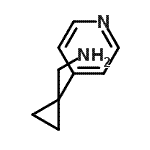 CAS 登录号：680973-08-4， 1-[1-(4-吡啶基)环丙基]甲胺