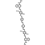 CAS 登录号：69432-35-5， 4,4'-{1,2-二氮烯二基二[4,1-亚苯基-2,1-二氮烯二基(2,5-二甲基-4,1-亚苯基)-2,1-二氮烯二基]}二(N-乙基-1-萘胺)