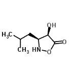 CAS 登录号：694427-46-8， (3S,4R)-4-羟基-3-异丁基-1,2-恶唑烷-5-酮