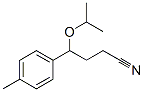 CAS 登录号：6965-79-3， 4-甲基-gamma-(1-甲基乙氧基)苯丁腈
