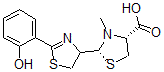 CAS 登录号：69772-54-9， (2R,4R)-2-[(4R)-4,5-二氢-2-(2-羟基苯基)-4-噻唑基]-3-甲基-4-噻唑烷羧酸