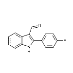 CAS 登录号：70093-12-8， 2-(4-氟苯基)-1H-吲哚-3-甲醛