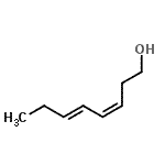 CAS 登录号：70664-96-9， (3Z,5E)-3,5-辛二烯-1-醇