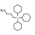 CAS 登录号：7067-44-9， 丁基(三环己基)锡烷