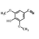 CAS 登录号：72684-95-8， 4-羟基-3,5-二甲氧基-苯甲腈