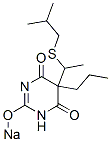 CAS#: 73664-49-0, Sodium 5-[1-(2-Methylpropylsulfanyl)Ethyl]-4,6-Dioxo-5-Propyl-1H-Pyrimidin-2-Olate
