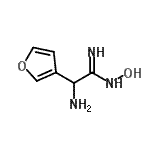 CAS 登录号：747376-23-4， 2-氨基-2-(3-呋喃基)-N-羟基乙脒