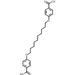 CAS 登录号：74774-61-1， 4,4'-[1,10-癸烷二基二(氧基)]二苯甲酸