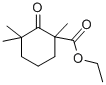 CAS 登录号：7507-68-8， 6-乙氧羰基-2,2,6-三甲基环己酮