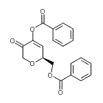 CAS 登录号：75414-38-9， (6S)-6-[(苯甲酰氧基)甲基]-3-氧代-3,6-二氢-2H-吡喃-4-基苯甲酸酯