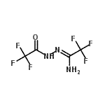 CAS 登录号：758-84-9， (1Z)-2,2,2-三氟-N'-(三氟乙酰基)乙烷肼基n酰胺