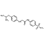 CAS 登录号：76663-13-3， N<sup>2</sup>-(4-异丙氧基苯基)-N-(4-氨基磺酰基苯基)甘氨酰胺