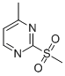 CAS 登录号：77166-01-9， 2-甲烷磺酰基-4-甲基-嘧啶
