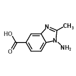 CAS 登录号：775250-03-8， 1-氨基-2-甲基-1H-苯并咪唑-5-羧酸