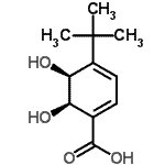 CAS 登录号：775267-87-3， (5S,6R)-5,6-二羟基-4-(2-甲基-2-丙基)-1,3-环己二烯-1-羧酸