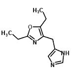 CAS 登录号：775272-13-4， 2,5-二乙基-4-(1H-咪唑-4-基甲基)-1,3-恶唑