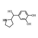 CAS#: 77813-17-3, 4-[Hydroxy(2-pyrrolidinyl)methyl]-1,2-benzenediol