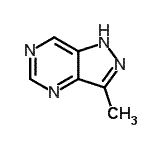 CAS 登录号：77816-07-0， 3-甲基-1H-吡唑并[4,3-d]嘧啶