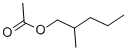 CAS 登录号：7789-99-3， 2-甲基戊基乙酸酯
