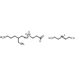CAS#: 77890-71-2, 2-Hydroxy-N-(2-hydroxyethyl)ethanaminium 3-[(2-ethylhexyl)sulfamoyl]propanoate