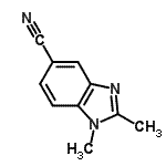 CAS 登录号：80073-14-9， 1,2-二甲基-1H-苯并咪唑-5-甲腈