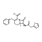 CAS 登录号：8031-18-3， (6R,7R)-8-氧代-3-(1-吡啶鎓基甲基)-7-[(2-噻吩基乙酰基)氨基]-5-硫杂-1-氮杂双环[4.2.0]辛-2-烯-2-羧酸酯