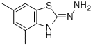 CAS 登录号：80945-72-8， 4,6-二甲基-2(3H)-苯并噻唑酮腙