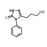 CAS 登录号：83503-21-3， 3-(4-苯基-5-硫基-4H-1,2,4-三唑-3-基)-1-丙醇