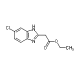 CAS 登录号：83520-64-3， 乙基(6-氯-1H-苯并咪唑-2-基)乙酸酯