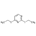 CAS 登录号：84289-47-4， 4-乙氧基-2-(乙硫基)嘧啶