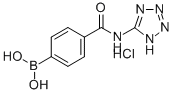 CAS 登录号：850568-31-9， 4-(1H-四唑-5-基-氨基甲酰)苯硼酸盐酸盐