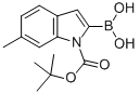 CAS 登录号：850568-51-3， 1-叔丁氧羰基-6-甲基吲哚-2-硼酸