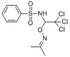 CAS 登录号:85095-85-8, N-(1-((异亚丙基氨基)氧基)-2,2,2-三氯乙基)-苯磺酰胺