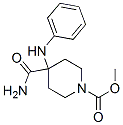 CAS 登录号:85098-76-6, 4-氨基甲酰-4-(苯基氨基)哌啶-1-羧酸甲酯