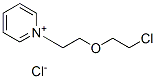 CAS 登录号：85118-38-3， 1-[2-(2-氯乙氧基)乙基]-吡啶鎓氯化物