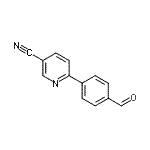CAS 登录号：851340-81-3， 6-(4-甲酰基苯基)烟腈