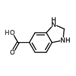 CAS 登录号：851669-20-0， 2,3-二氢-1H-苯并咪唑-5-羧酸