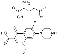 CAS 登录号：85181-48-2， 诺氟沙星谷氨酸盐