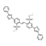 CAS 登录号：85187-75-3， 二钠2,2'-[(E)-1,2-乙烯二基]二[5-(4-苯基-2H-1,2,3-三唑-2-基)苯磺酸酯]