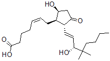CAS 登录号:85235-22-9, (5Z,13E,15S)-9Α,15-二羟基-16,16-二甲基-11-氧代前列腺-5,13-二烯-1-酸